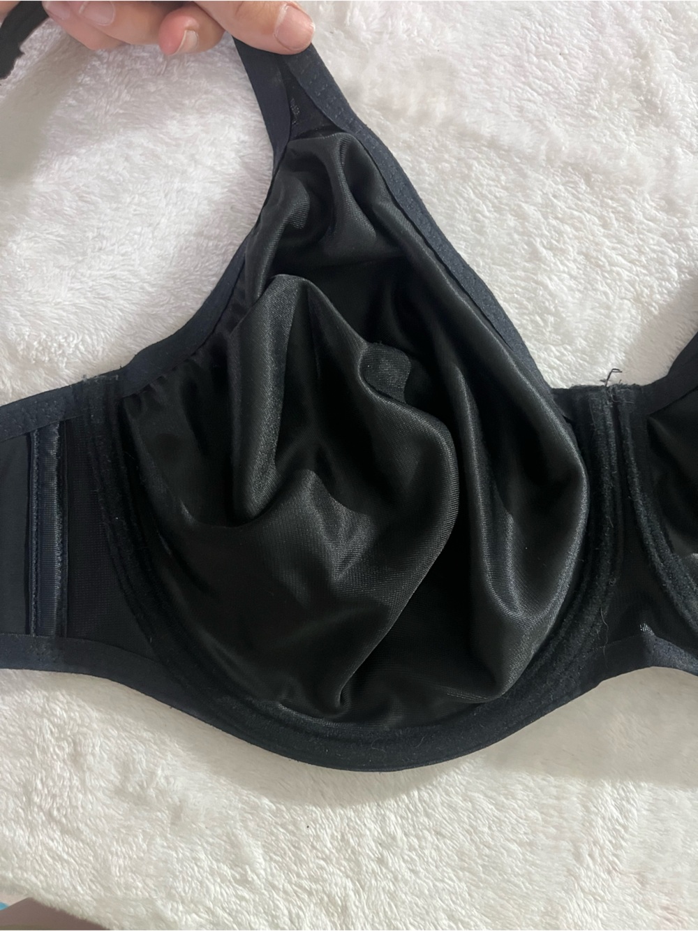 Fantasie 4500 Smoothing Moulded Full Cup Bra Black Full Coverage Underwire 36H - Picture 7 of 10